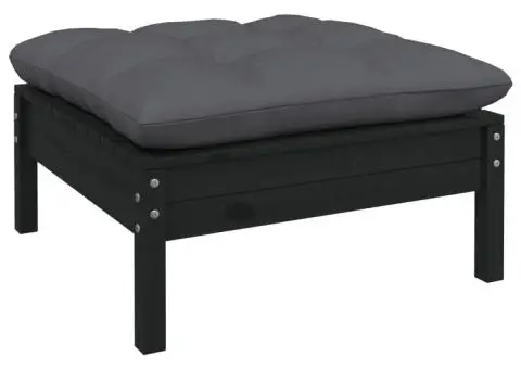 Set mobilier de grădină cu perne, 9 piese, lemn masiv de pin - 4/5