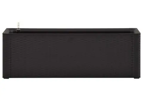 Strat înălțat grădină sistem auto-udare, antracit, 100x43x33 cm - 3/5