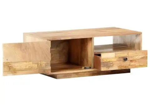 Măsuță de cafea, 90 x 50 x 35 cm, lemn masiv de mango - 2/5