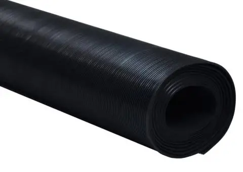 Covor de cauciuc anti-alunecare, 1,5 x 2 m, 3 mm, nervuri fine - 2/4