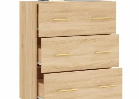 Servantă, stejar sonoma, 69,5x34x90 cm, lemn compozit - 4/5