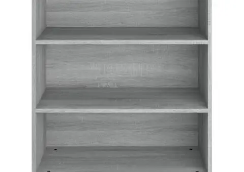 Servantă, gri sonoma, 69,5x32,5x90 cm, lemn prelucrat - 3/5