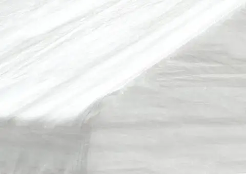 Foișor cu acoperiș, alb, 13,38x2,28x2,69 m, polietilenă - 4/5