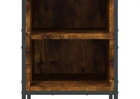 Pantofar, stejar fumuriu, 38x35x50 cm, lemn compozit - 4/5