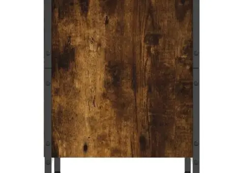 Pantofar, stejar fumuriu, 38x35x50 cm, lemn compozit - 5/5