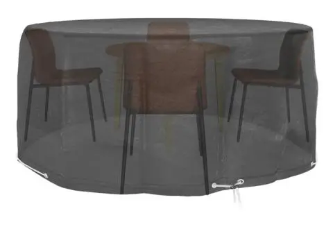 Huse mobilier de grădină, 2 buc., 10 ocheți, rotund, Ø230x90 cm - 2/5