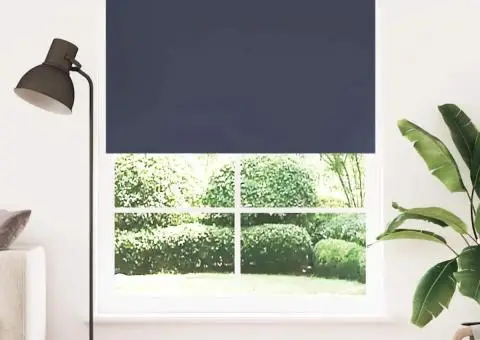 Jaluzea rulabilă opacă, 140 x 230 cm, bleumarin - 1/5