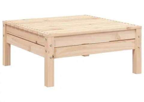 Taburet de grădină, lemn masiv de pin - 2/5