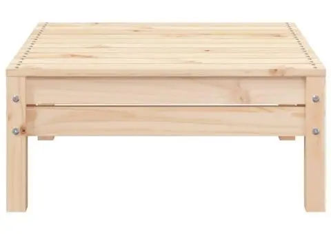Taburet de grădină, lemn masiv de pin - 4/5