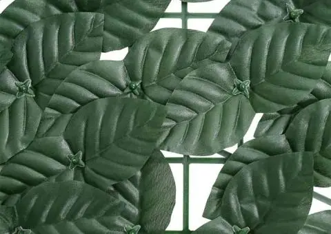 Paravan de balcon, frunze verde închis, 200x150 cm - 4/5