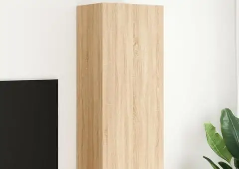 Comodă TV de perete stejar sonoma 40,5x30x102 cm lemn prelucrat - 1/5