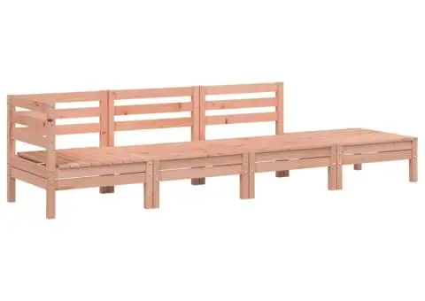 Canapea de grădină cu 4 locuri, lemn masiv douglas - 2/5