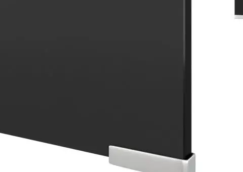 Stand TV/Suport monitor, sticlă, 110x30x13 cm, negru - 5/5