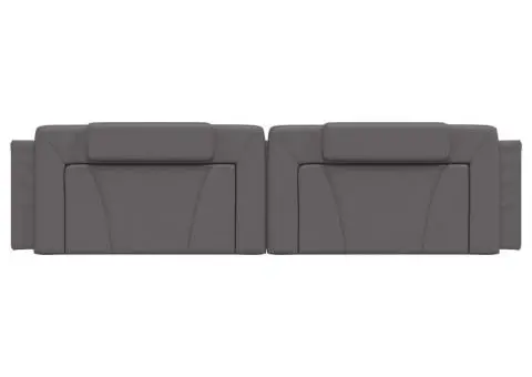 Pernă pentru tăblie, gri, 200 cm, piele artificială - 5/5