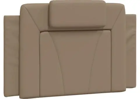 Pernă pentru tăblie pat, cappuccino, 80 cm, piele artificială - 2/5