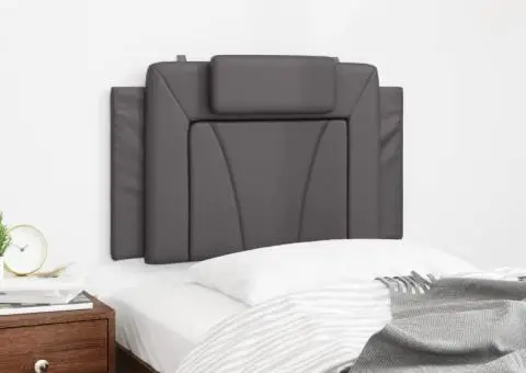 Pernă pentru tăblie, gri, 90 cm, piele artificială - 3/5
