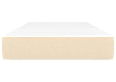 Saltea de pat cu arcuri, crem, 120x190x20 cm, textil - 3/5