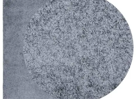 Covor pufos "PAMPLONA" fire înalte, albastru modern 100x200 cm - 3/5