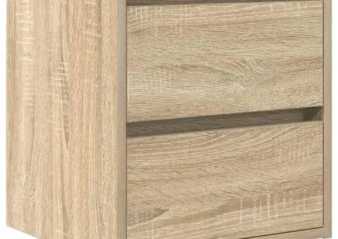 Noptiere montate pe perete 2 buc Stejar Sonoma 38x34x40 cm - 5/5