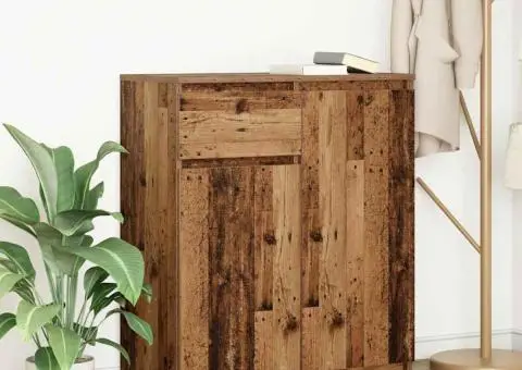 Bufetă cu sertar Lemn vechi 71x35x84 cm Lemn prelucrat - 1/5