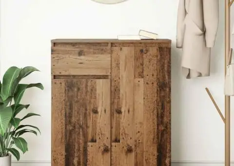 Bufetă cu sertar Lemn vechi 71x35x84 cm Lemn prelucrat - 3/5