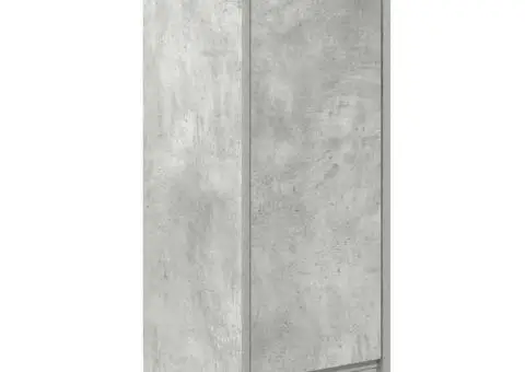 Bufetă Gri Beton 29,5x34x76 cm Lemn prelucrat - 4/5
