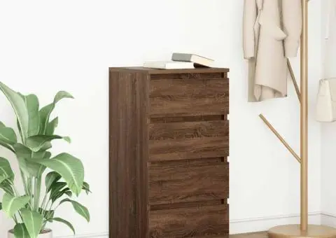 Bufetă Stejar maro 37,5x35x76 cm Lemn prelucrat - 1/5