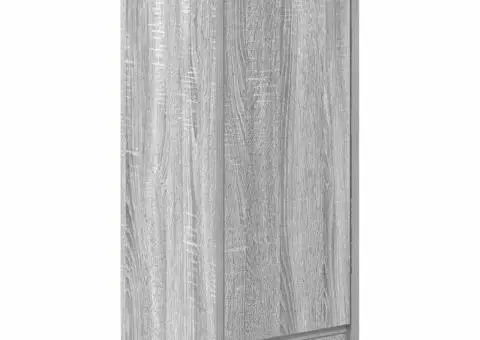 Bufetă gri Sonoma 29,5x34x76 cm Lemn prelucrat - 2/5