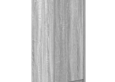 Bufetă gri Sonoma 29,5x34x76 cm Lemn prelucrat - 4/5