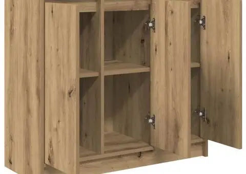 Bufetă Stejar Artisan 85x34x76 cm Lemn prelucrat - 5/5