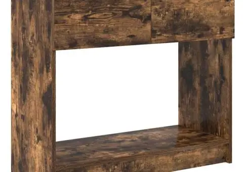 Consolă cu sertare Stejar afumat 85,5x38,5x74,5 cm - 2/5