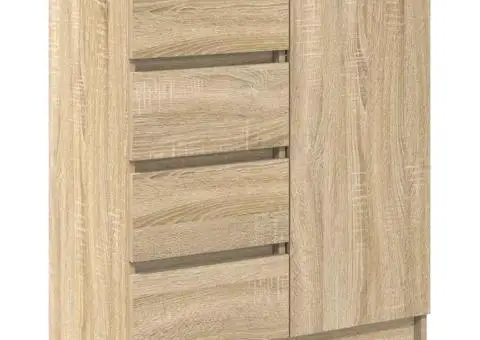 Bufetă cu sertare Stejar Sonoma 71x35x84 cm Lemn prelucrat - 2/5