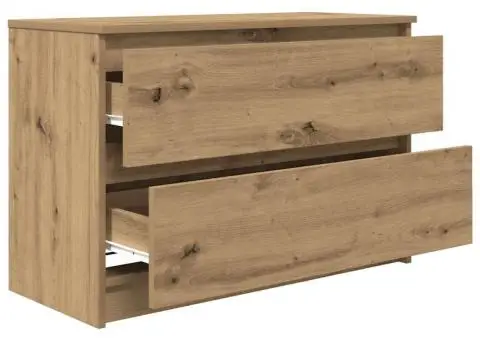 Dulap TV Artisan Stejar 80x35x54 cm Lemn prelucrat - 5/5