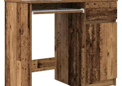 Birou lemn vechi 86x49x76 cm lemn prelucrat - 4/5