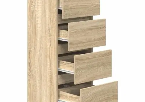 Bufetă Stejar Sonoma 37,5x35x99 cm Lemn prelucrat - 5/5