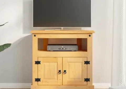 Comodă stil mexican Corona din lemn de pin 80 x 43 x 78 cm - 3/5