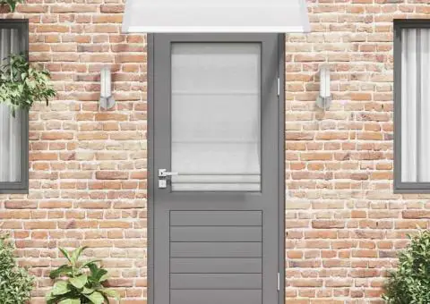 Copertină de ușă, gri, 120 x 100 cm, PC - 3/5