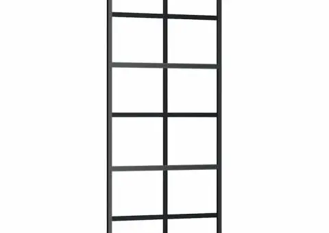 Ușă glisantă cu set de feronerie neagră 76x205 cm Sticlă ESG - 5/5