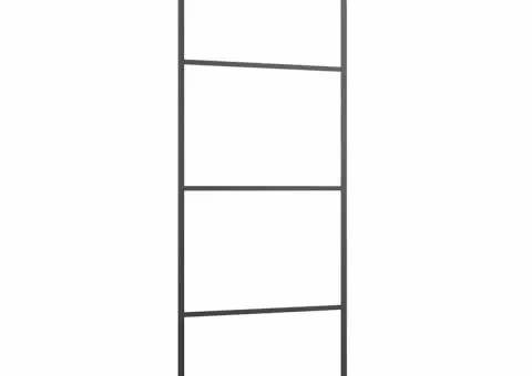 Ușă glisantă cu set de feronerie neagră 76x205 cm Sticlă ESG - 5/5