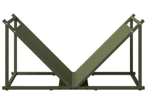 Suport pentru lemne de foc Verde măsline Oțel laminat la rece - 5/5