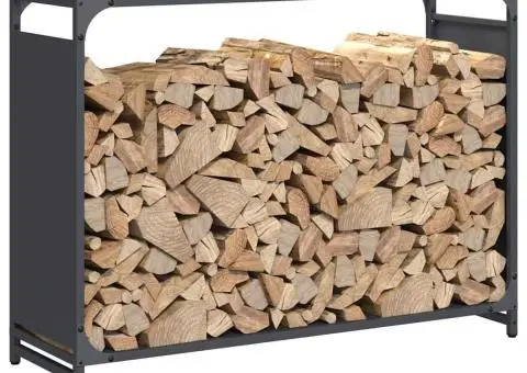 Suport pentru lemne de foc Antracit Oțel laminat la rece - 4/5