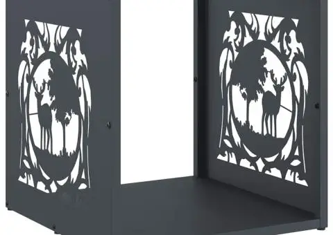 Suport pentru lemne de foc Antracit Oțel laminat la rece - 2/5