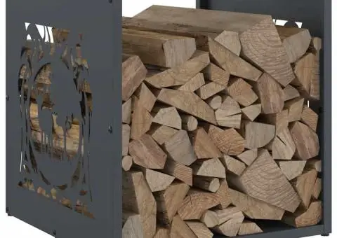 Suport pentru lemne de foc Antracit Oțel laminat la rece - 4/5