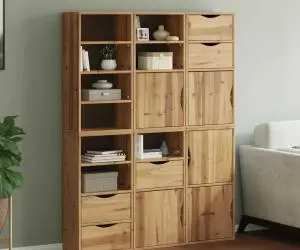 vidaXL Dulapuri laterale 6 buc "ODDA" 40x24x79 cm lemn masiv de pin