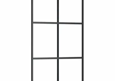 Ușă glisantă cu set de feronerie neagră 102x205 cm Sticlă ESG - 5/5