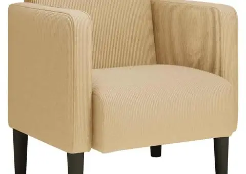 Canapea scaun cu cotiere gri-verzui 54 cm țesătură velur - 2/5