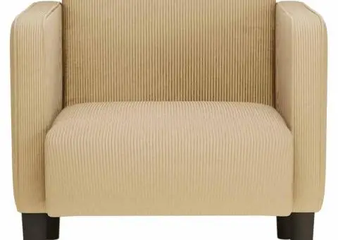 Canapea scaun cu cotiere gri-verzui 54 cm țesătură velur - 3/5