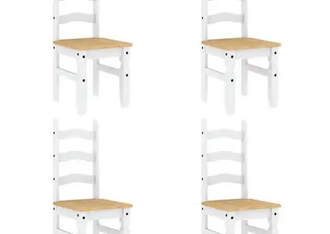 Set de sufragerie din 5 piese Panama din lemn masiv de pin alb - 4/5