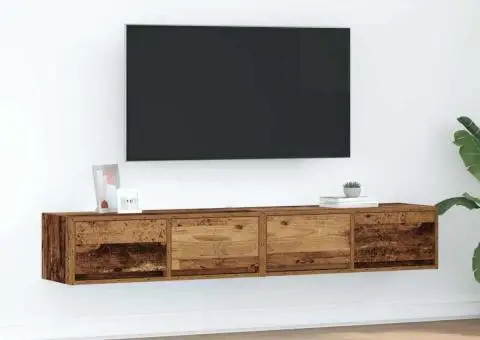 Dulapuri TV 2 buc Lemn vechi 80x31x25,5 cm Lemn prelucrat - 1/5