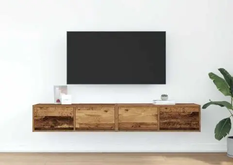 Dulapuri TV 2 buc Lemn vechi 80x31x25,5 cm Lemn prelucrat - 3/5